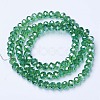Electroplate Glass Beads Strands EGLA-A034-T4mm-A10-2