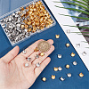 280Pcs 2 Colors 201 Stainless Steel Sew on Prong Settings STAS-UN0051-88-4