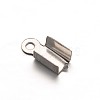 Tarnish Resistant 304 Stainless Steel Folding Crimp Ends STAS-G170-07P-1