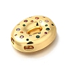 Brass Cubic Zirconia Pendants KK-M295-13G-O-2