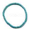 Synthetic Turquoise Beaded Stretch Bracelets BJEW-A117-A-18-2