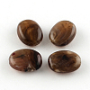 Oval Imitation Gemstone Acrylic Beads OACR-R047-15-1