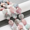 Natural Morganite Beads Strands G-NH0004-019-2