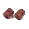 Synthetic Strawberry Quartz European Beads G-P520-05I-3