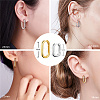 Rhodium Plated 925 Sterling Silver Hoop Earrings JE834A-01-6