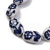 Handmade Blue and White Porcelain Beads PORC-I027-17A-3