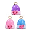 Alloy Enamel Pendants ENAM-A012-20G-2