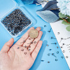 100Pcs Iron Ball Stud Earring Findings KK-UN0001-33-2