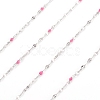 Handmade 304 Stainless Steel Dapped Chains CHS-D026-16N-P-2