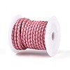 Hollow Braided Cowhide Leather Cord NWIR-ZX002-01B-3