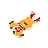 Christmas Theme Spray Painted Alloy Enamel Pendants ENAM-Z020-01C-2