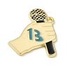 Alloy Enamel Pendants ENAM-C022-02B-G-2