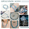 3 Strands 3 Styles Natural Chalcedony Beads Strands G-NB0005-16-5