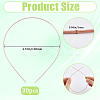 30Pcs Hair Accessories Iron Hair Band Findings OHAR-GF0001-32-2