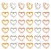 3 Bags 3 Colors CCB Plastic Bead Frames KY-AR0001-18-1
