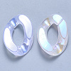 Imitation Jelly Acrylic Linking Rings OACR-S036-001B-B01-1
