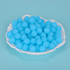 Round Silicone Focal Beads SI-JX0046A-21-3