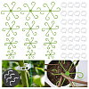 16Pcs 4 Styles PP Plastic Plant Holder AJEW-NB0008-51-1