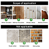 10 Sheets PVC Self Adhesive Mosaic Tile Stickers FIND-WH0145-99-6