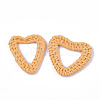 Handmade Reed Cane/Rattan Woven Linking Rings X-WOVE-T006-038B-2