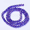 Electroplate Glass Beads Strands EGLA-A034-T4mm-B15-2