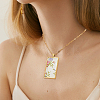 20Pcs Alloy Pendant Cabochon Settings FIND-SP0004-32-5