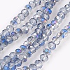 Electroplate Glass Beads Strands GLAA-K027-HR-B04-1