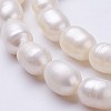 Natural Cultured Freshwater Pearl Beads Strands PEAR-P002-15-4