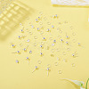 20Pcs Brass Ball Post Ear Studs KK-TA0008-98-5