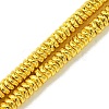 Electroplated Synthetic Non-Magnetic Hematite Beads Strands G-H020-F01-02-1