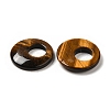 Natural Tiger Eye Pendants G-T122-76B-2