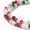Glass Beads Strands EGLA-A034-M6mm-35-3