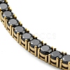 Rhinestone Bracelet BJEW-C049-01G-04-2