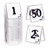 Acrylic Table Number Sign AJEW-WH0505-90A-1