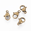 304 Stainless Steel Lobster Claw Clasps X-STAS-E145-05B-AG-2