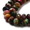 Natural Rainbow Tiger Eye Beads Strands G-NH0002-D03-04-4