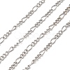 Platinum Plated Iron Figaro Chains Mother-Son Chains X-CHSM005Y-N-1
