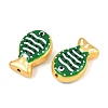 Baking Paint Opaque Glass Enamel Beads GL-CBA4370-01A-3