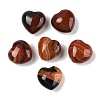 Natural Agate(Dyed & Heated) Heart Palm Stone G-Q021-04G-1