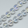 Electroplate Glass Bead Strands EGLA-S137-08-1
