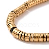 Electroplated Non-magnetic Synthetic Hematite Beads Strands G-G826-09G-4mm-A-2