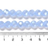 Electroplate Glass Beads Strands EGLA-A035-J8mm-A03-4