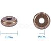 Brass Spacer Beads KK-PH0034-40-WH-2