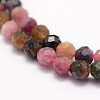 Natural Multicolor Tourmaline Beads Strands LS-G-F460-31-4