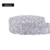 Glitter Resin Hotfix Rhinestone(Hot Melt Adhesive On The Back) OCOR-WH0052-01F-3