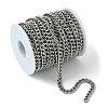 Tarnish Resistant 304 Stainless Steel Cuban Link Chains CHS-L015-12-5