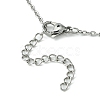 Tarnish Resistant 304 Stainless Steel Macrame Pouch Braided Gemstone Holder NJEW-JN04468-01-4