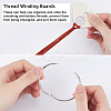 100Pcs MDF Board Bobbins DIY-GF0011-13C-5