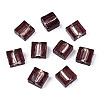 Handmade Silver Foil Lampwork Beads FOIL-S006-12x12mm-05-1