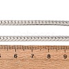 Non-Tarnish 304 Stainless Steel Curb Chain Necklaces STAS-P101-66P-2